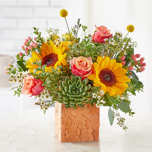 Sunflower Season Bouquet – VINE & IVY FLOWERS, Suffield CT