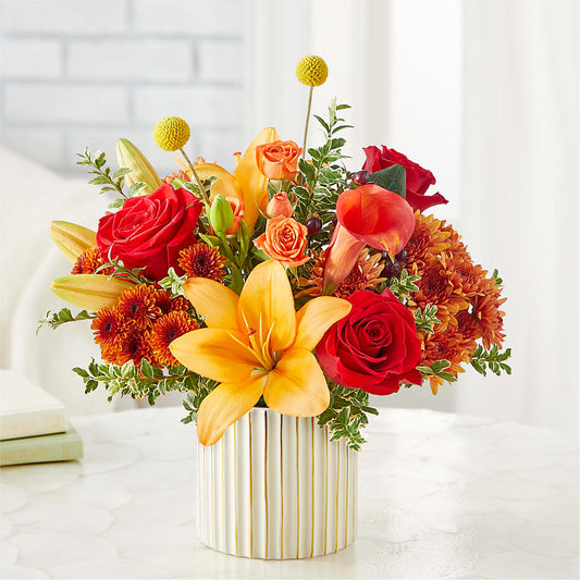 Scarlet Skies Bouquet – VINE & IVY FLOWERS, Suffield CT