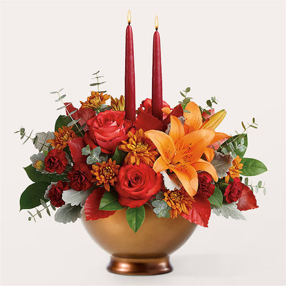 Fruits of Fall Centerpiece – VINE & IVY FLOWERS, Suffield CT