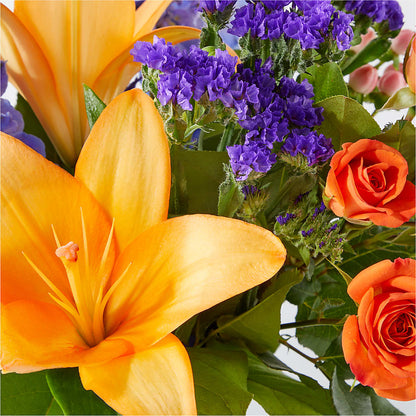 Radiant Citrus Bouquet – VINE & IVY FLOWERS, Suffield CT