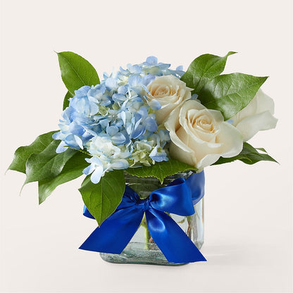Sky Blue Delight Bouquet – VINE & IVY FLOWERS, Suffield CT