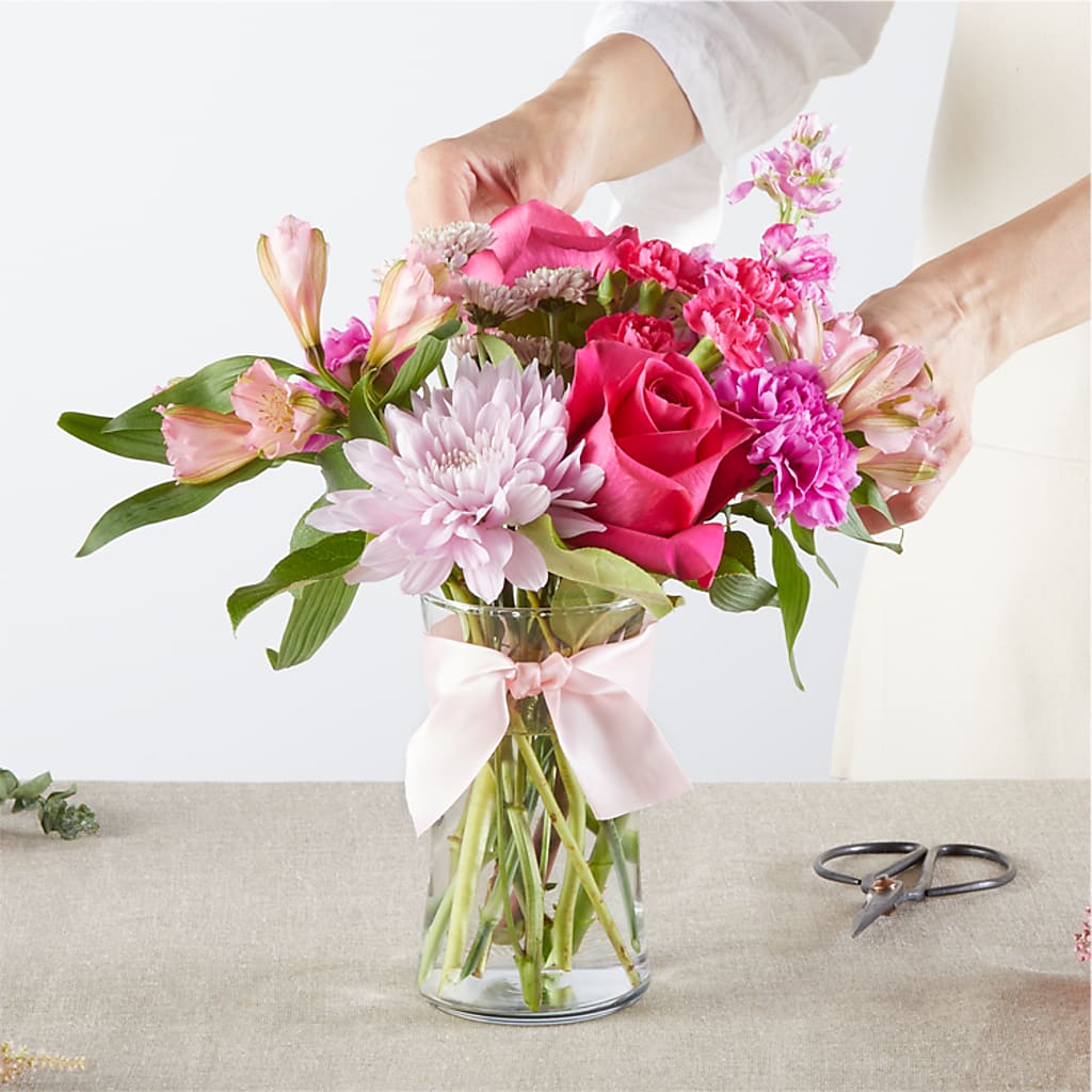 Pink Ribbon - A Florist Original – VINE & IVY FLOWERS, Suffield CT