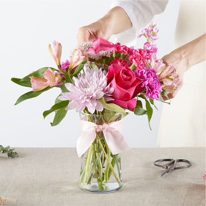 Pink Ribbon - A Florist Original – VINE & IVY FLOWERS, Suffield CT
