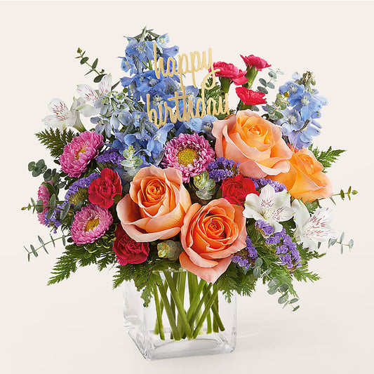 Birthday Bash Bouquet – VINE & IVY FLOWERS, Suffield CT