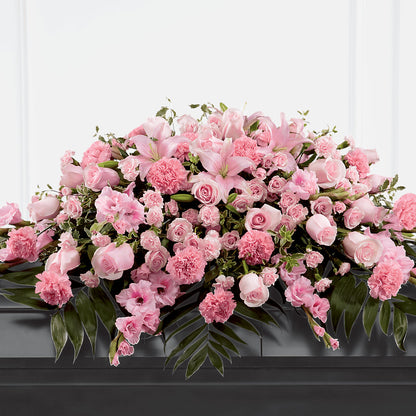 Garden of Comfort Casket Spray (Standard) – VINE & IVY FLOWERS, Suffield CT