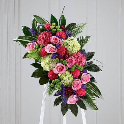 Refreshing Mix Standing Spray – VINE & IVY FLOWERS, Suffield CT