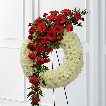 Graceful Tribute Wreath – VINE & IVY FLOWERS, Suffield CT
