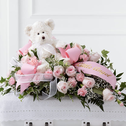 Touch of Sympathy Casket Spray – VINE & IVY FLOWERS, Suffield CT