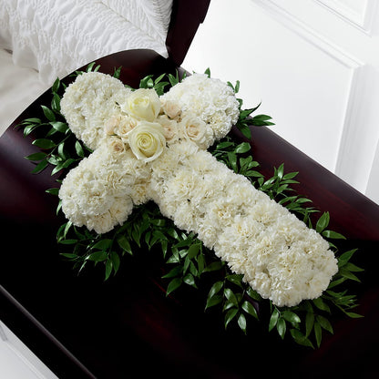 Peaceful Memories Casket Spray (Standard) – VINE & IVY FLOWERS, Suffield CT