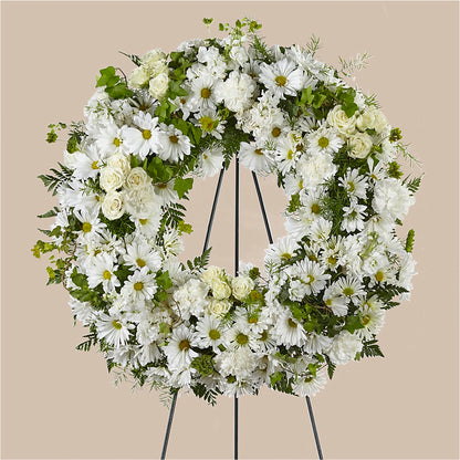 Faithful Wishes Wreath – VINE & IVY FLOWERS, Suffield CT