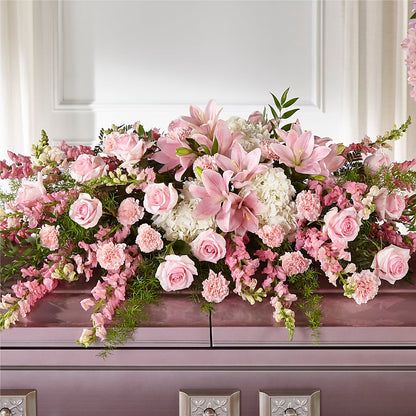 Life & Remembrance Casket Spray – VINE & IVY FLOWERS, Suffield CT