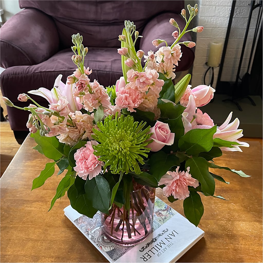 Pretty in Pink Bouquet – VINE & IVY FLOWERS, Suffield CT