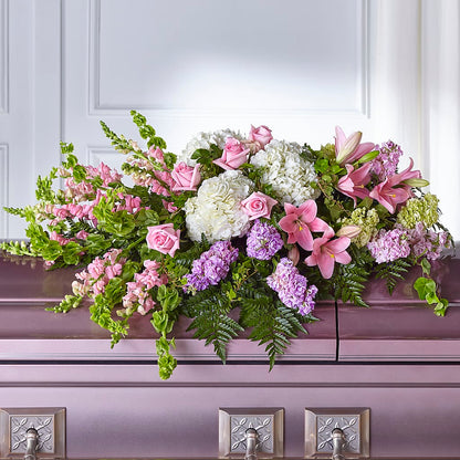 Life's Gratitude Casket Spray – VINE & IVY FLOWERS, Suffield CT