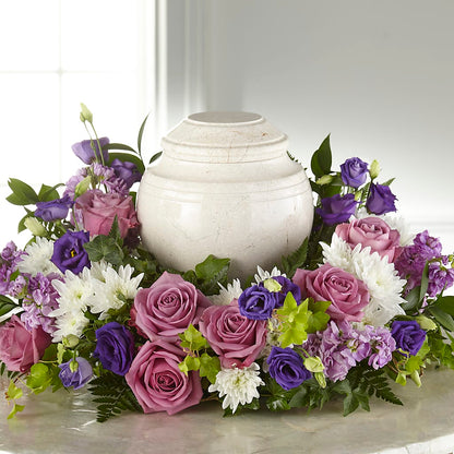 Blooming Sympathy Cremation Adornment – VINE & IVY FLOWERS, Suffield CT