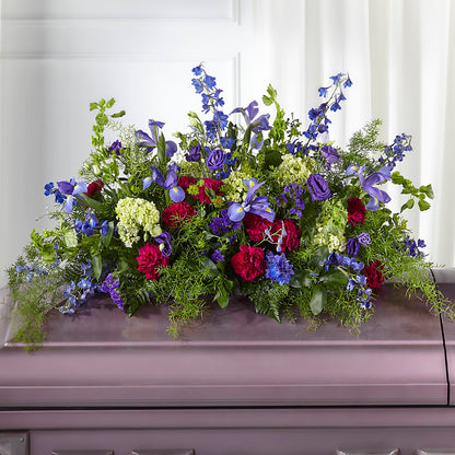 Always Treasured Casket Spray – VINE & IVY FLOWERS, Suffield CT