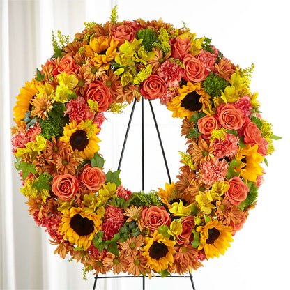 Autumnal Memories Wreath (Standard) – VINE & IVY FLOWERS, Suffield CT