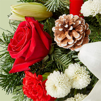 Seasonal Festivities Centerpiece – VINE & IVY FLOWERS, Suffield CT