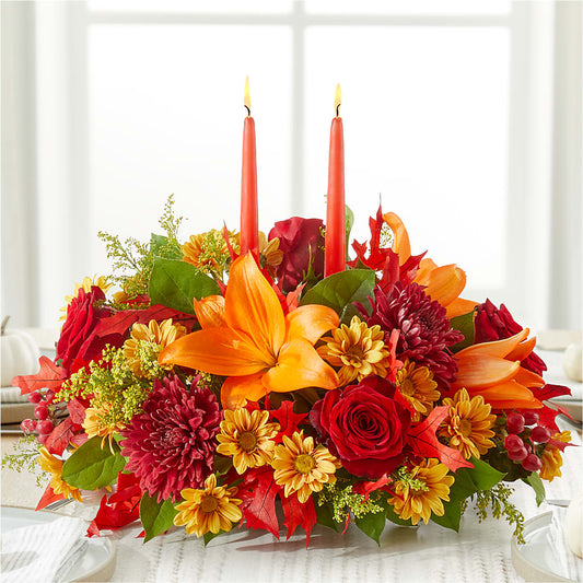 Autumn's Embrace Centerpiece – VINE & IVY FLOWERS, Suffield CT