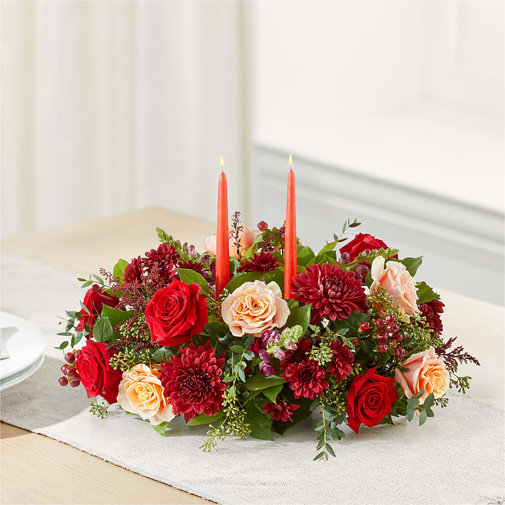 Most Thankful Centerpiece – VINE & IVY FLOWERS, Suffield CT