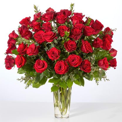 Forever Yours Fifty Stem Red Rose Bouquet – VINE & IVY FLOWERS, Suffield CT