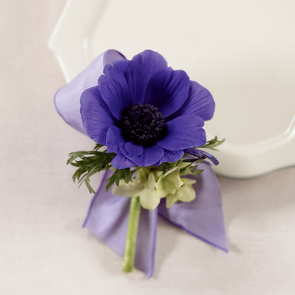 Purple Passion Boutonniere – VINE & IVY FLOWERS, Suffield CT