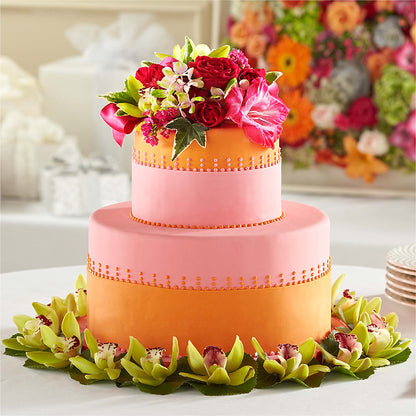 Sweet Citrus Cake Decor – VINE & IVY FLOWERS, Suffield CT