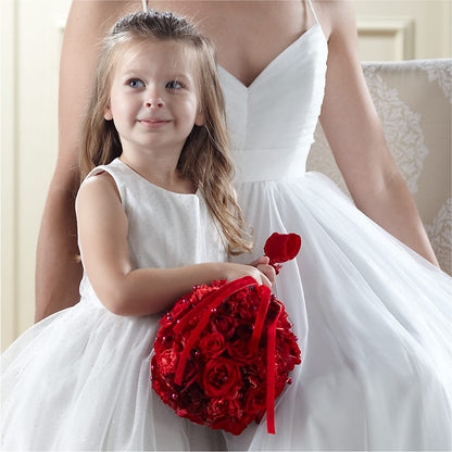 Pure at Heart Flower Girl Arrangement – VINE & IVY FLOWERS, Suffield CT
