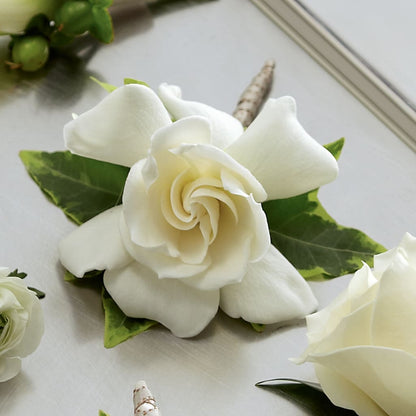 Gardenia Boutonniere – VINE & IVY FLOWERS, Suffield CT